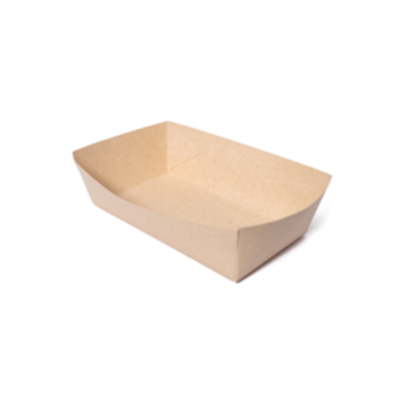 BANDEJA RECTANGULAR KRAFT M. CAJA POR 1000 UN