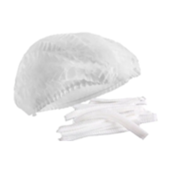 COFIAS O GORROS CLIP BLANCOS X100