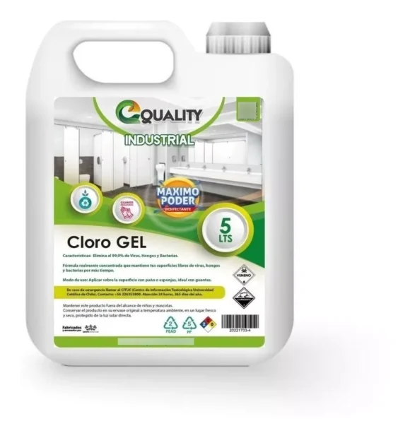CLORO GEL 5LTR - Imagen 2